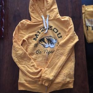 Mizzou zip up sweatshirt